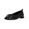 Ballerina CLARKS "Ubree15 Poppy", Damen, Gr. 35,5, schwarz, Leder, elegant, Schuhe, im simplen und eleganten Look