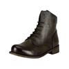 Schnürstiefelette FELMINI "Felmini Stiefelette Leder", Damen, Gr. 40, braun (dunkelbraun), Leder, casual, Schuhe