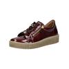 Plateausneaker GABOR "Gabor Sneaker Leder", Damen, Gr. 40, bordeaux lack, Leder, casual, Schuhe