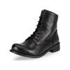 Schnürstiefelette FELMINI "Felmini Stiefelette Leder", Damen, Gr. 40, schwarz, Leder, casual, Schuhe