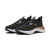 Laufschuh PUMA "Softride Sera Laufschuhe Damen", Gr. 36, schwarz (schwarz gold), Obermaterial: Synthetik, Textil, Kuhleder; Futter: Textil; Innensohle: Textil; Laufsohle: Gummi, Synthetik, Schuhe