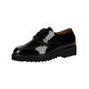 Schnürschuh PAUL GREEN "Paul Green Halbschuhe Leder", Damen, Gr. 38, schwarz, Leder, elegant, Schuhe