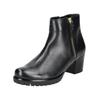 Stiefelette GABOR COMFORT "Gabor Comfort Stiefelette Nappaleder", Damen, Gr. 37, schwarz, Nappaleder, casual, Schuhe