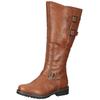 Stiefel REMONTE "Remonte Stiefel Lederimitat", Damen, Gr. 37, cuoio, Lederimitat, casual, Schuhe