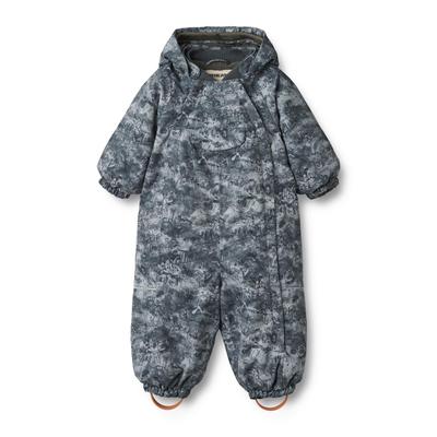 Schneeoverall WHEAT "Adi Tech", Baby, Gr. 86, N-Gr, landscape, Web, Fleece, Obermaterial: 100% Polyester. Futter: 100% Polyester. Wattierung: 100% Polyester. Fleece: 100% Polyester, bedruckt, gemustert, casual, normal normal, Langarm elastischer... Image
