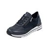 Schnürschuh REMONTE "Remonte Halbschuhe Veloursleder", Damen, Gr. 38, blau (dunkelblau), Veloursleder, casual, Schuhe