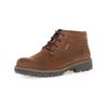 Schnürstiefel PIUS GABOR "Pius Gabor Stiefelette Leder", Herren, Gr. 44, braun, Leder, casual, Schuhe