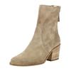 Stiefelette PAUL GREEN "Paul Green Stiefelette Veloursleder", Damen, Gr. 38,5, beige, Veloursleder, casual, Schuhe