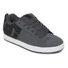 Sneaker DC SHOES "COURT GRAFFIK", Gr. 41, dk grau, schwarz, weiß, Leder, sportlich, Schuhe
