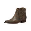 Bikerboots FELMINI "Felmini Stiefelette Leder", Damen, Gr. 38, grau, Leder, casual, Schuhe