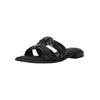 Sandale CLARKS "Ariany", Damen, Gr. 37, schwarz, Leder, Schuhe, mit moderner, quadratischer Spitze