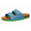 Pantolette LICO "Pantolette Bioline Velcro Kids", Gr. 27, blau, Filz, Schuhe