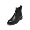 Chelseaboots MARC O'POLO "aus edlem Rindleder", Damen, Gr. 40, schwarz, Obermaterial: 100% Leder (Schaf), unifarben, Schuhe