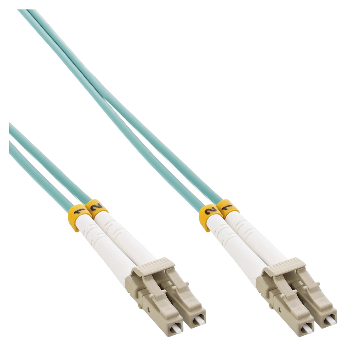 InLine® LWL Duplex Kabel, LC/LC, 50/125µm, OM3, 3m Image