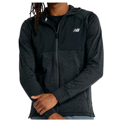 New Balance - Heat Grid Hooded Full Zip - Zip-Hoodie Gr S schwarz Image