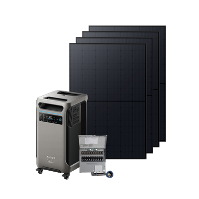 Anker SOLIX F3800 Plus + Home Backup Kit + 4Ã— 410W Solar Panel