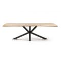 Table de repas rectangulaire en bois massif