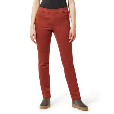 Walbusch Damen Thermo-Bügelfrei Baumwollhose Braun Image
