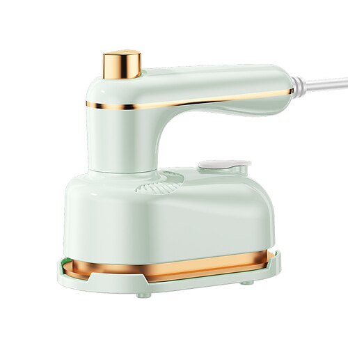 Ferro da stiro a vapore portatile, macchina da stiro portatile, ferro da stiro per indumenti domestici, stiratura piatta e appesa, mini ferro da stiro elettrico rotante 2 in 1