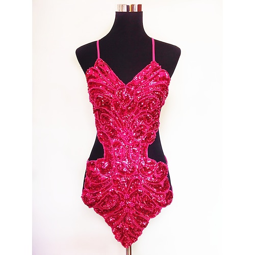 Karnevalskostüm 2026 Karneval Bauchtanz Kostüm Onesies Cosplay Pailletten Erwachsene Damen Halloween Karneval Party Leistung Festival Einfaches Karnevalskostüm Verkleiden Image