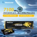 Bestoss M2 SSD 512GB 1TB 2TB PCIe 4.0 NVMe disque dur M.2 disque dur interne disque dur HDD pour ordinateur de bureau PS5