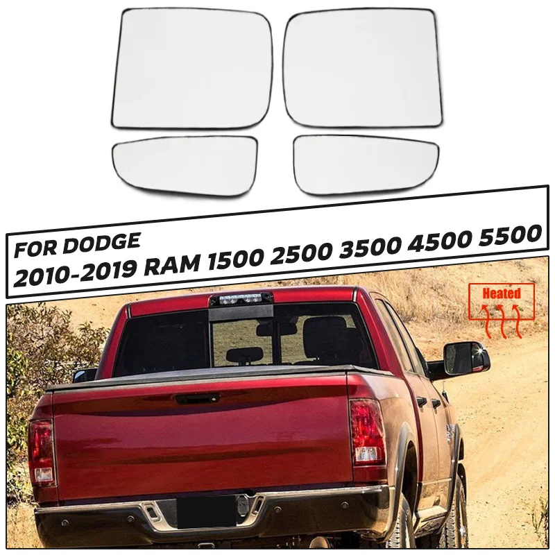 Fahr-oder Passagiers piegel für Dodge Ram 2010 2020 2012-2016 seitlich beheizter Flügels piegel Glas linse rechts oder links Image