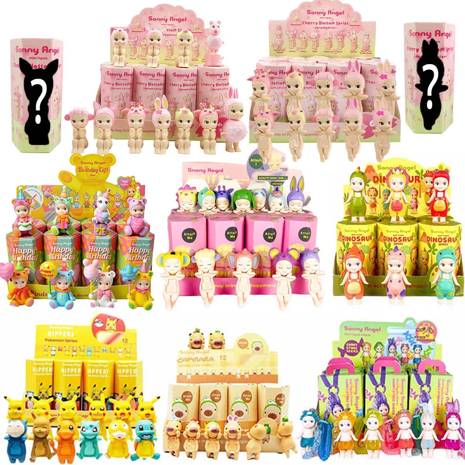 NewCherry Blossom Series Blind Box Hippers Mini Figure Cherry Blossom Series Action Figure Toys For Fans Children Christmas Gift