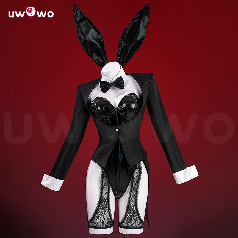 UWOWO Marin Kitagawaa Cosplay Collab Serie: Anime Marin Kitagawaa Black Bunny Suit Costume Cosplay Costume di Halloween