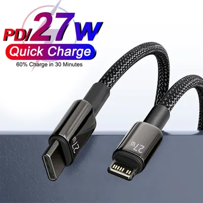 USB C Charger Cable For Apple iPhone 14 13 12 11 pro max USB Cable Fast Charging For iPhone X XR 8 USB Type C to lightning Cable