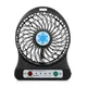 Mini ventilatore portatile Ventilatore ricaricabile USB Ventilatore portatile ricaricabile a LED Ventola di raffreddamento Mini scrivania USB 18650 Ventole di raffreddamento della ventola della