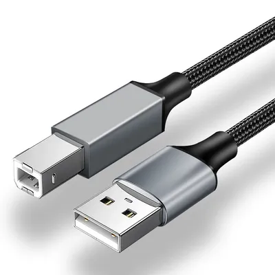 USB Type B Printer Cable 1m/2m/3m USB Type C To USB B Cable For PC Canon Epson HP Samsung Printer Cord Scanner USB Printer Cable