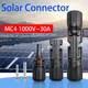 10/20/40/100/200/400 Pz Kit connettore solare fotovoltaico 1000 V 30A connettori per pannelli solari PV/MC 2.5/4/6mm2