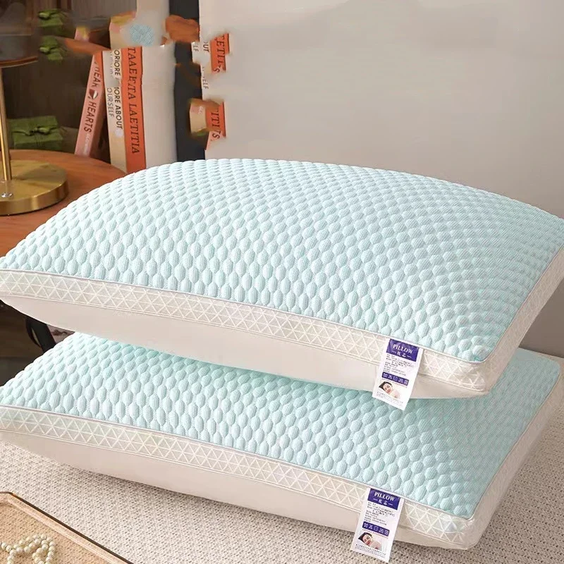 Ice Silk SPA-Kissen für den Sommer, atmungsaktiv, Nackenschutz, Kühlkissen, Kern, männliches Familienpaar-Set, Studentenwohnheim Image