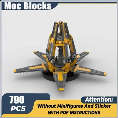 Beliebte Spiele Modell Moc Hammer Battle Mech Bausteine Raum Kapsel Sammlung Technologie Modulare Blöcke Geschenke Spielzeug DIY II Image