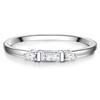 Lulu & Jane Ring aus Messing in Silber mit Zirkonia 56 Damen