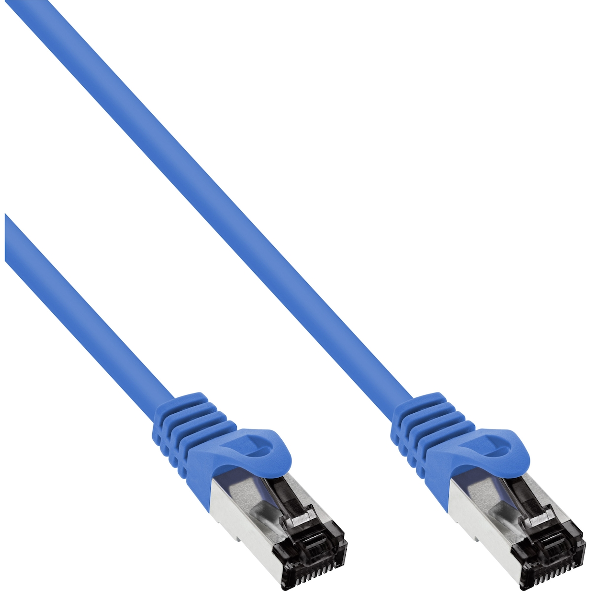 InLine® Patchkabel, S/FTP (PiMf), Cat.8.1, 2000MHz, halogenfrei, blau, 2m Image