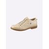 Schnürschuh ANDREA CONTI, Damen, Gr. 39, beige (creme), Leder, Glattleder, Rindsleder, modisch, Schuhe