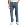 Chinohose MARC O'POLO "aus Bio-Baumwolle-Mix", Herren, Gr. 33, Länge 34, grau (storm), Obermaterial: 97% Baumwolle, 3% Elasthan, unifarben, casual, gerade, unten schmal normal, Hosen