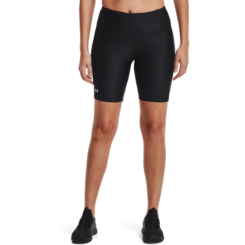 Radlerhose UNDER ARMOUR "TECH", Damen, Gr. XXL, N-Gr, schwarz, Obermaterial: 87% Polyester, 13% Elasthan, Hosen Radlerhose Fahrradhose Sporthose Shorts, Perfekt für die warmen Tage. Hält dich kühl und trocken. Image