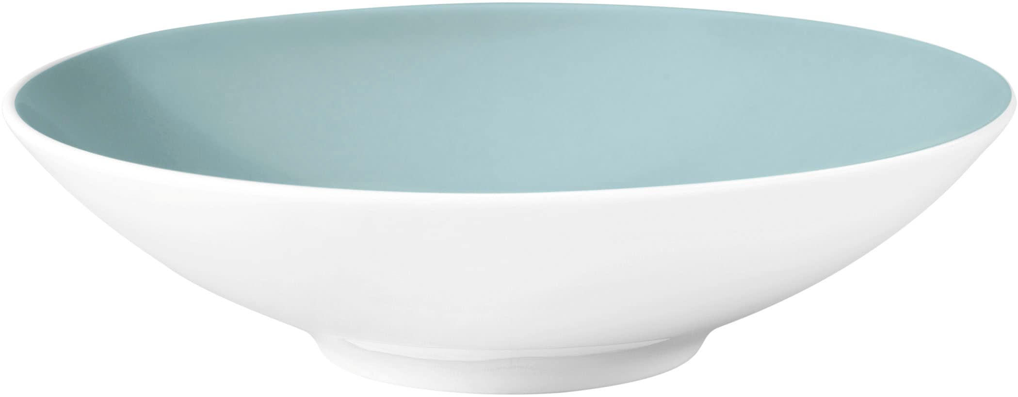 Suppenteller SELTMANN WEIDEN "Life Fashion", grün (grün chic, weiß), B:20cm H:5,5cm L:20cm T:20cm Ø:20cm, Porzellan, Speiseteller, Teller rund 20 cm