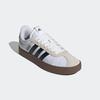 Sneaker ADIDAS SPORTSWEAR "VL COURT 3.0", Gr. 40, schwarz-weiß (cloud weiß, core schwarz, grau one), Textil, Leder, sportlich, Schuhe, Design auf den Spuren des adidas Samba