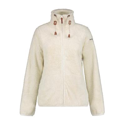 Fleecejacke ICEPEAK "COLONY", Damen, Gr. M, weiß (natural weiß), Obermaterial: 100% Polyester, sportlich, Jacken Image