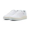 Sneaker PUMA "Court Classy Sneakers Damen", Gr. 35.5, weiß sea glass silber blau metallic, Obermaterial: Synthetik; Futter: Textil; Innensohle: Textil; Laufsohle: Gummi, Schuhe