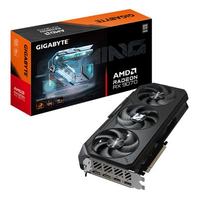 GIGABYTE Grafikkarte "Radeon RX 9070 GAMING OC 16G Grafikkarte - 16 GB GDDR6, 256 Bit, PCI-E", eh13, Grafikkarten