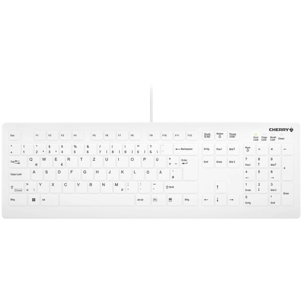 Cherry kabelgebundene Tastatur »AK-C8112 Medical Keyboard« weiß, 14.2x1.7x44.9 cm