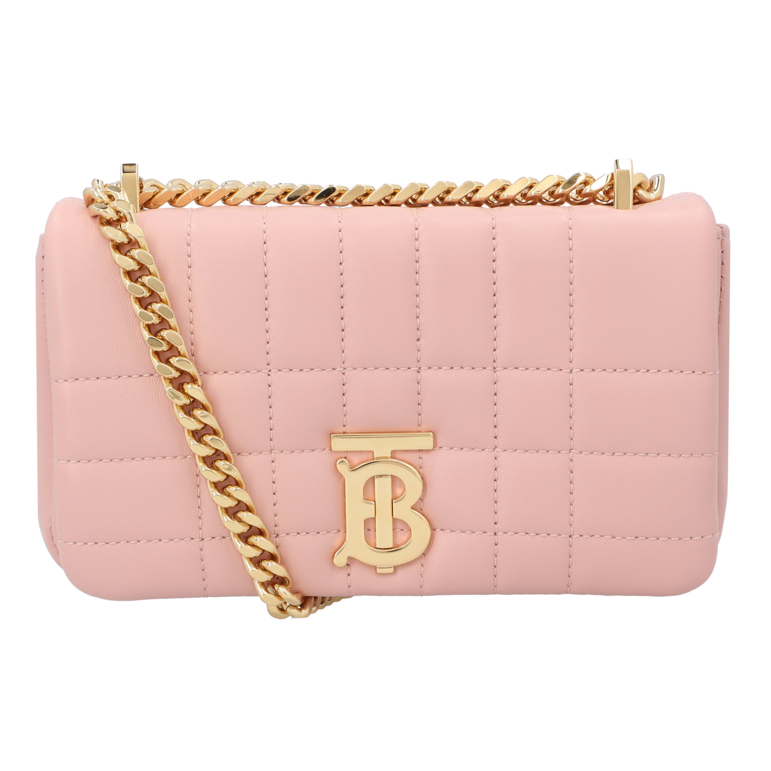 Burberry – Lola Mini-Tasche aus gestepptem Leder