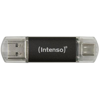 Intenso USB-Stick »Twist Line« 64 GB grau, 1.8x0.8x6.5 cm
