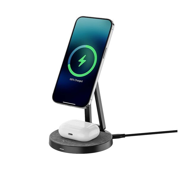 Xlayer Ladestationen MagFix Pro 2 in 1 Apple Geräte grün