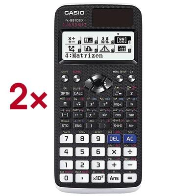 CASIO 2x Schulrechner »FX-991DE X« schwarz, 16.55x1.11x7.7 cm Image