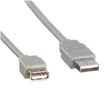 goobay USB-Kabel USB 2.0 A grau 1.8 m Image